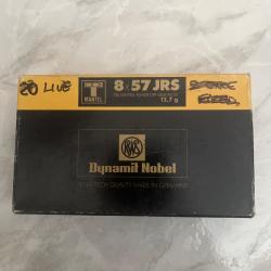 20 balles RWS 8x57jrs Teil Mantel