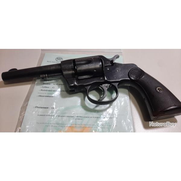 Colt New army  calibre 41 l c