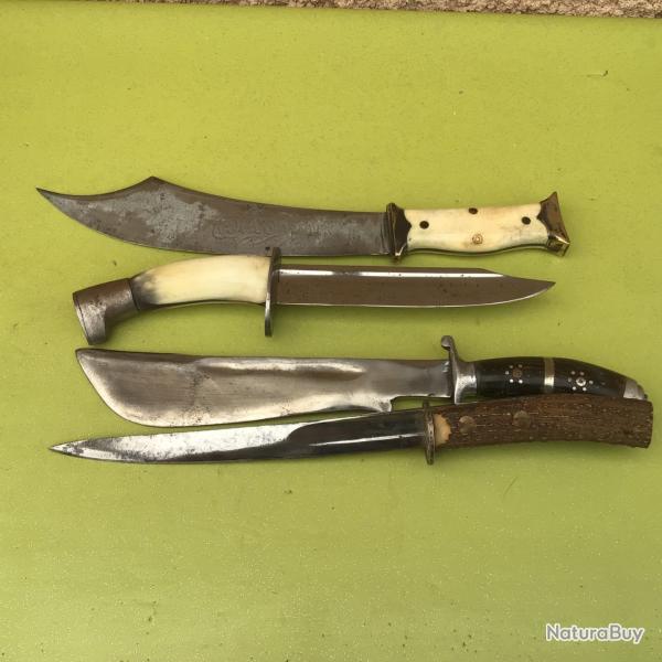VENDU PAR LE-CUIRASSIER LOT DE 4 POIGNARDS DIVERS PAYS