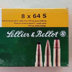 vends boite de 20 balles 8 x 64 S