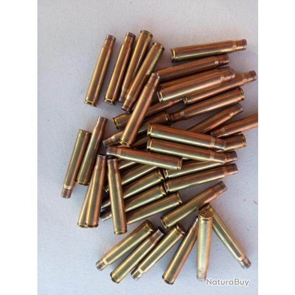 vends lot de 48 douilles calibre 8 x 64 S + 5 en 7 x 64