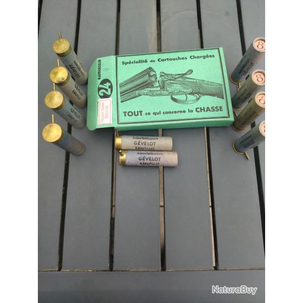Bote de cartouches a broche Cal 24 ab