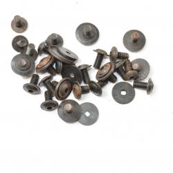 Lot vis pour étui holster rigide moderne style GK. Vis 6 pans diamètre 5mm (A)