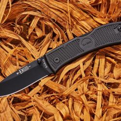 Couteau Ka-Bar Dozier Hunter Lame Acier S35VN Manche Zytel Noir Lockback KA4062S35