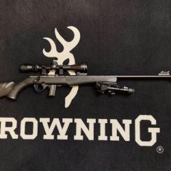 Carabine à verrou ROSSI mod. 8122 - Calibre .22 LR + Lunette, bipieds et silencieux (Occasion très b