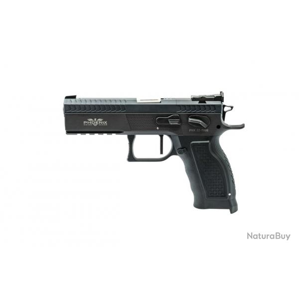 Pistolet Phoenix Predator Alu polymre Noir Guidon noir calibre 9mm
