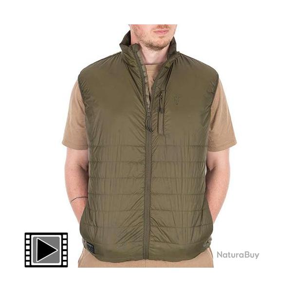 Gilet Sans Manche Fox Olive Quilted 100 XL