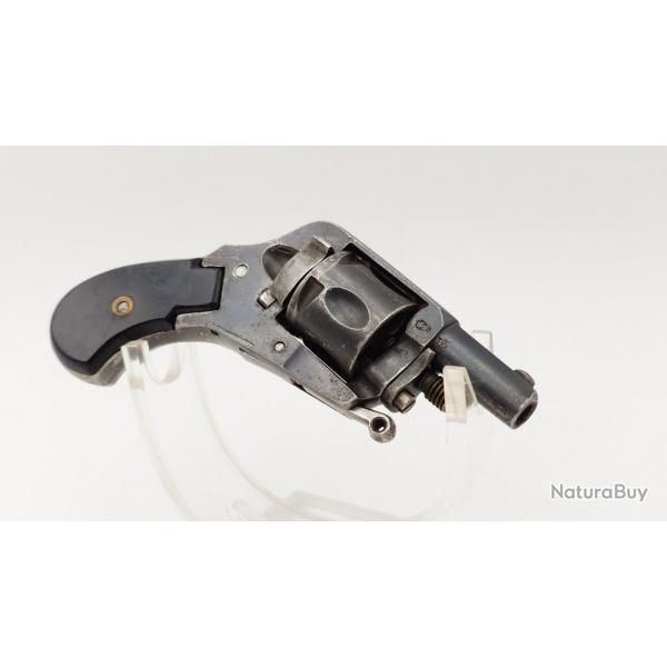 REVOLVER DE POCHE TYPE BULLDOG HAMMERLESS CALIBRE 5MM - BELGIQUE XIX Bon  XIX eme Categorie D
