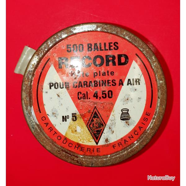 Plomb carabine ou pistolet air comprim RECORD cal. 4.50