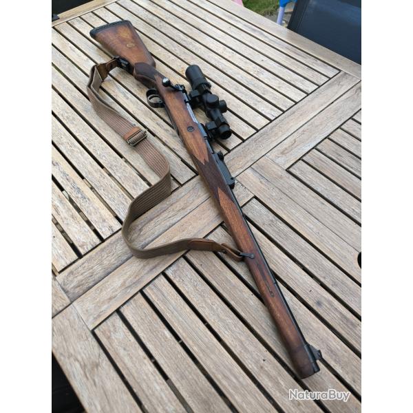 Carabine stutzen type mauser 98 k calibre 7x64
