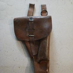 Etui militaire règlementaire de pistolet automatique années 60-70.