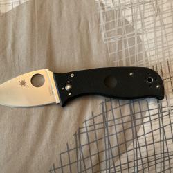 VEND COUTEAU PLIANT SPYDERCO LIL TEMOERANCE 3 DESIGN SAL GLESSER.