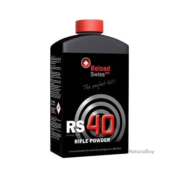 Poudre de rechargement Reload Swiss RS40 1kg