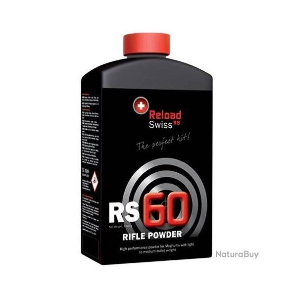 Poudre de rechargement Reload Swiss RS60 1kg