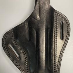 Holster SADDLERY cuir noir droitier pour Beretta 92