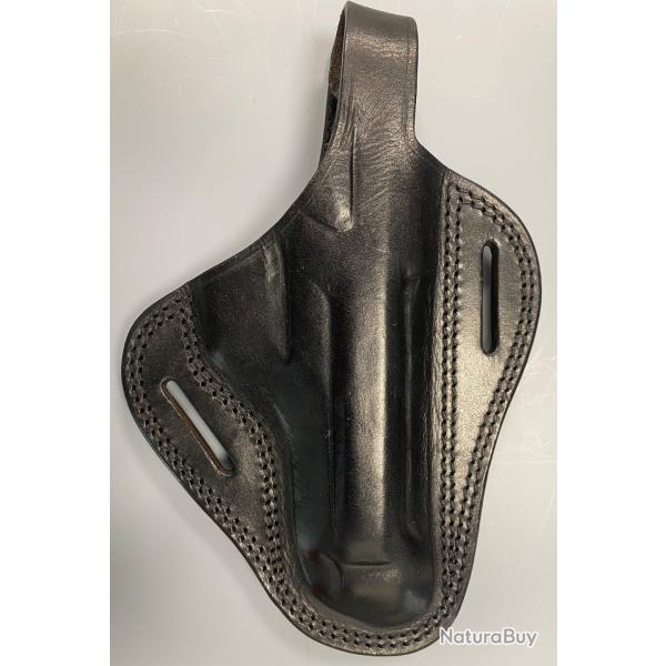 Holster SADDLERY cuir noir droitier pour Beretta 92