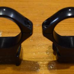 lot de 2 colliers pour tikka T3 diametre 30mm BH16 etat neuf