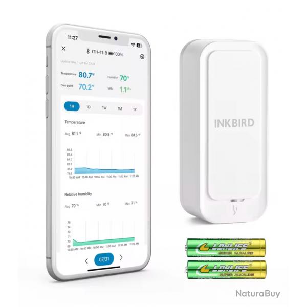 capteur de temprature et d'humidit intrieure Bluetooth contrle intelligent par application