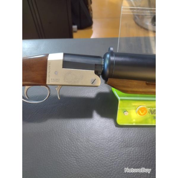 Fusil monocoup tout silence pliant ergal calibre 12/76 yildiz MC181S