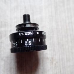 Diaphragme à iris réglable / Insert dioptrique à iris 162150 pour dioptre
