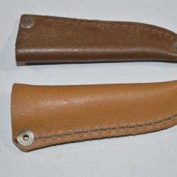 Lot de deux petit porte couteau protège Lame Opinel ancien (24)