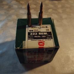 MUNITION EN CALIBRE 222