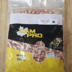 pack CAM PRO de 500 balles en plomb cuivré de calibre 32 S&W ( .312 / 7,93 )  FCP RNFP de 85 grains