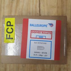 pack BALLEUROPE de 500 balles en plomb cuivré de cal. 8mm mod 92 ( .327 / 8,31 )  FCP RNFP de 108 gr