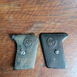 Plaquettes de pistolet le français 6.35