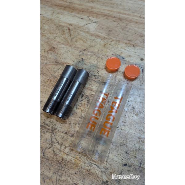 Paire Chokes Teague Titanium 1/2 Invector + Browning