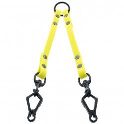 CANIHUNT ACCOUPLE HUNTER 2 CHIENS SANGLE PLATE POLYESTER