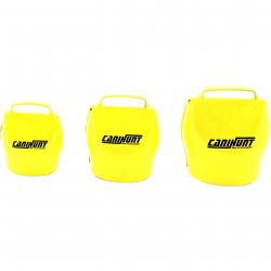 CANIHUNT CLOCHE ALP H6CM JAUNE PASSANT COLLIER DE 28MM