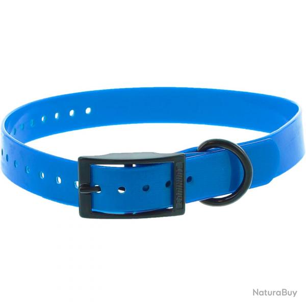 CANIHUNT COLLIER X-TREME POLYURETHANE 25MM 65CM BLEU