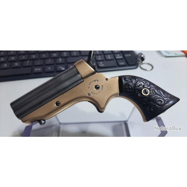 Pistolet quatre canons Sharps en calibre 22 short