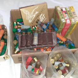 Lot varié 9.5kg cartouches chasse calibre 16