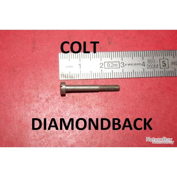 DERNIERE vis NICKELEE de plaquettes COLT DIAMONDBACK longueur 27.50mm - VENDU PAR JEPERCUTE (s2880)