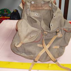 ANCIEN SAC a DOS ARMEE FRANCAISE" Bergam " Periode Indochine Algérie -Modele Lourd .