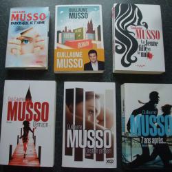 Lot de 6 livres Romans de Guillaume Musso