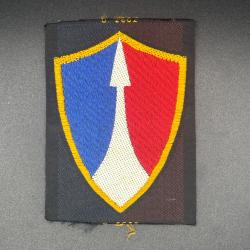 (61.007) Ecusson tissu du IIème Corps d'Armée rectangulaire