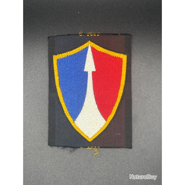 (61.007) Ecusson tissu du IIme Corps d'Arme rectangulaire
