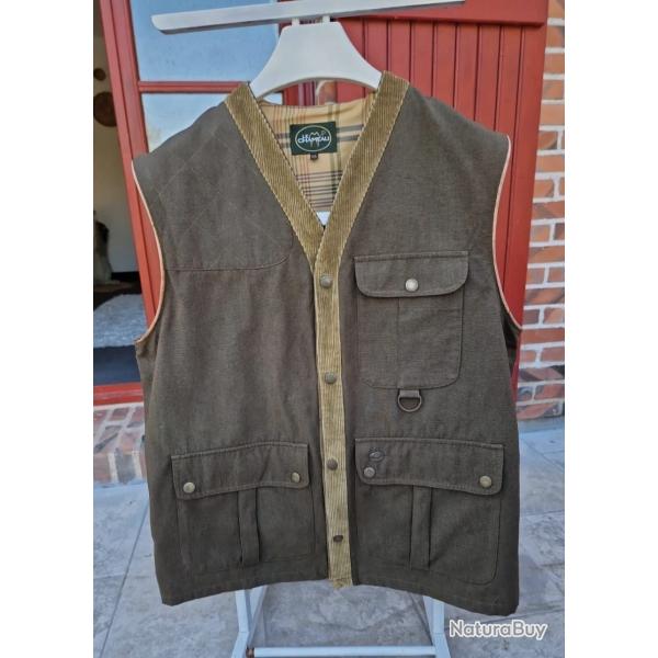 Gilet sans manches coton velours Le Chameau