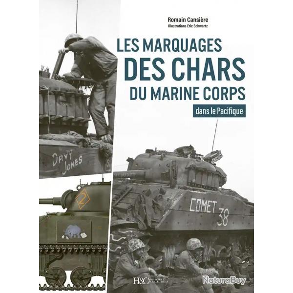 LES MARQUAGES DES CHARS DU MARINE CORPS DANS LE PACIFIQUE