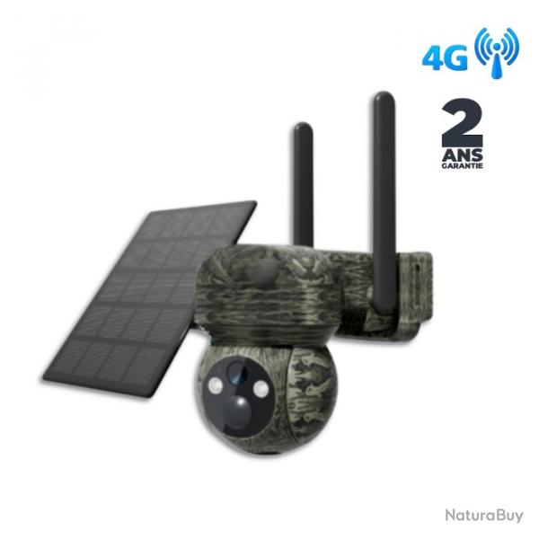 Camra de chasse 4G solaire 360 - Garantie 2 ans - Livraison rapide