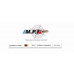 Ogives MPF Cuivrées 8 mm RN FP 113 Gr TMJE Ø 323" par 500