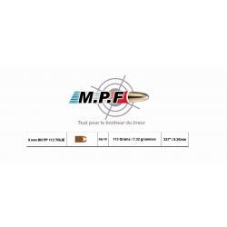 Ogives MPF Cuivrées 8 mm RN FP 113 Gr TMJE Ø 327" par 500