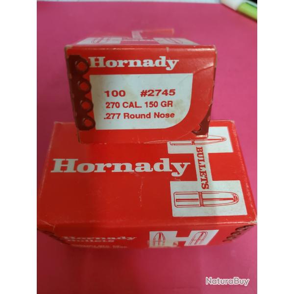 87 ogives HORNADY #2745 cal 270 150 gr RN