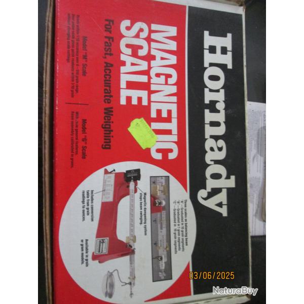 vend balance  Hornady  magnetic scale