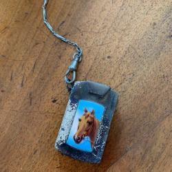 Très ancien et rare briquet  pyrogène en argent et émail