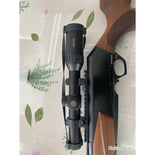 lunette de battue avec montage pivotant et rail