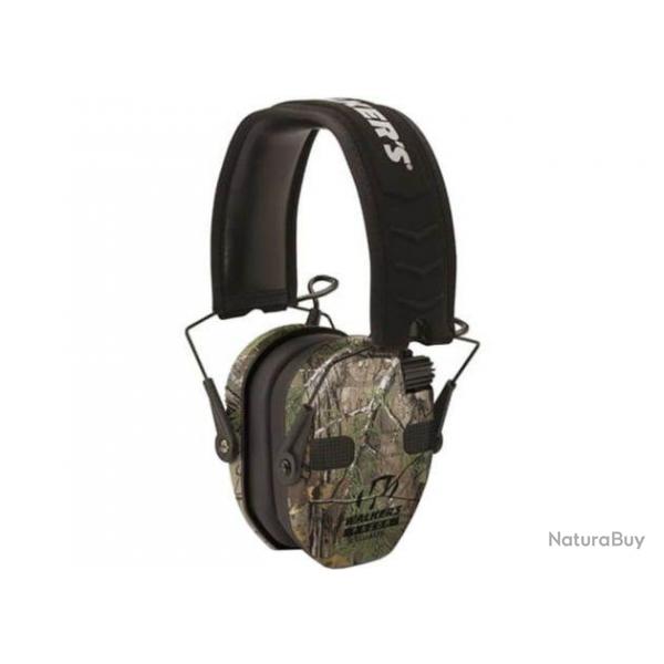 Casque anti-bruit lectronique Walker's Razor Quad Muff Slim - Camo
